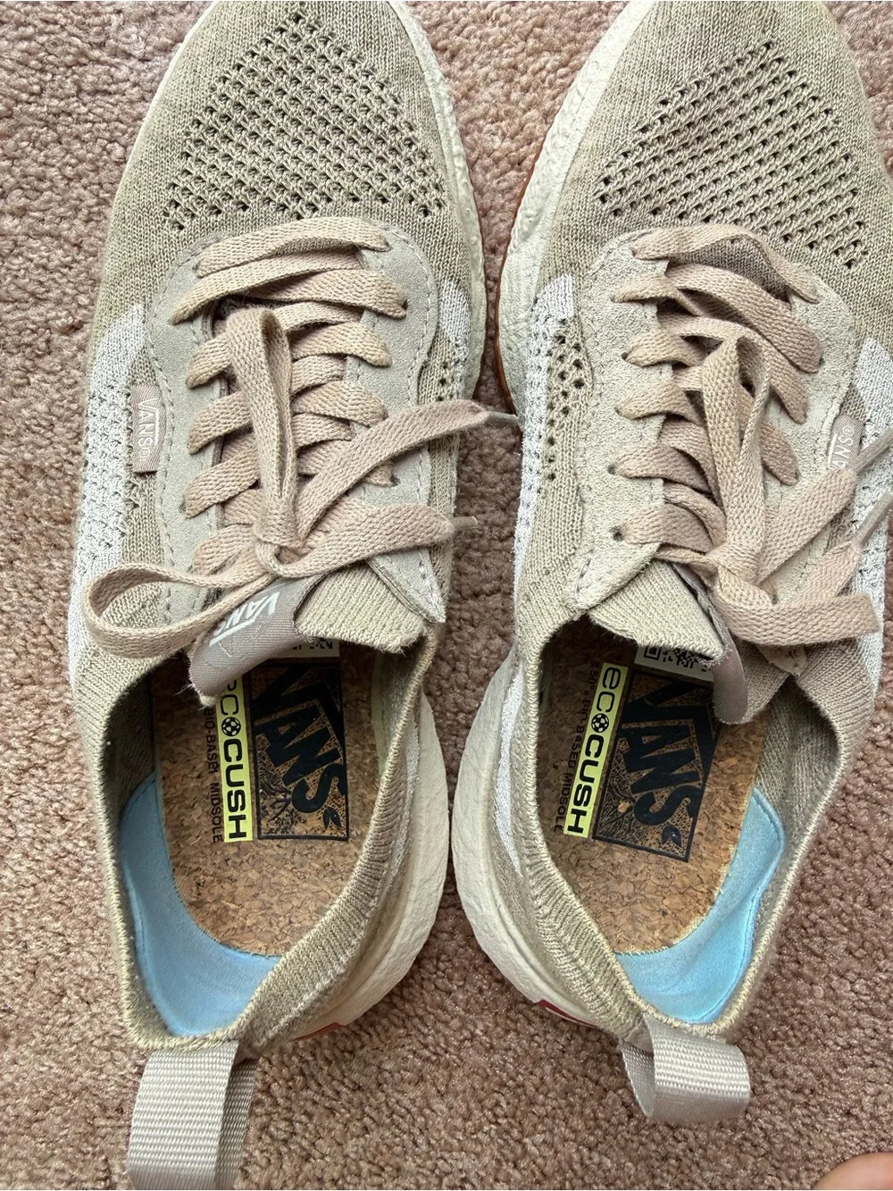 Vans UltraRange VR3 Women's Running Skate Shoes Sneakers Cobblestone Sz 7.5